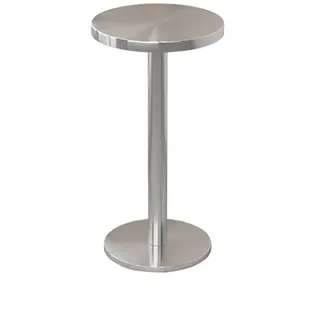 Gastronomiemöbel Bar Cafe Edelstahl Gastronomietisch Kleiner Rundtisch Esstisch Bistrotisch runder Tisch 40x75cm【BXG-HY40】