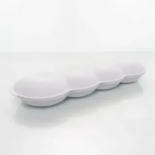 Servierschüssel Allegra Perle weiß Servierschale