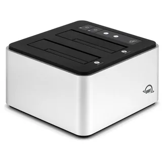 OWC Drive Dock - USB 3.2 (10Gb/s) Dual-Bay Laufwerk Docking-Station für 2,5-Zoll- und 3,5-Zoll-SATA-Laufwerke