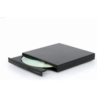 Gembird DVD-USB-04 (DVD Brenner, CD Brenner), Optisches Laufwerk, Schwarz