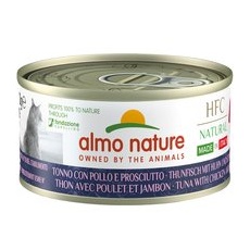 24x70g Ton, pui și șuncă HFC Natural Made in Italy Almo Nature Pisici