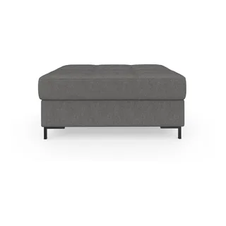 DOMO collection Polsterhocker Capelo 100 x 46 x 70 cm Grau