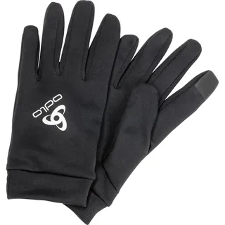 Odlo Stretchfleece Liner Eco Fingerhandschuhe, schwarz - XXL