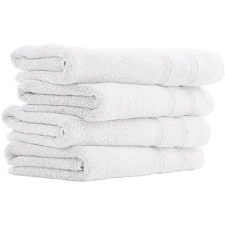 SCHIESSER Brooklyn Handtuch 50 x 100 cm weiß 4 St.