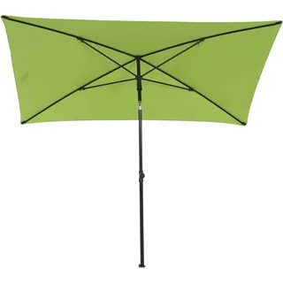Siena Garden Marktschirm 140 cmx 210 cm Grün mit Knickfunktion