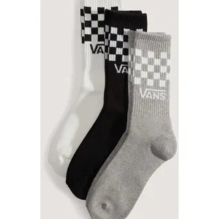 Vans Classic Check Crew Socken Schwarz/Weiß S