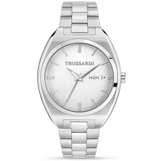 TRUSSARDI Metropolitan – Herrenuhr Mit Zifferblatt Silber (R2453159012)