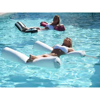 chillisy Super Maccheroni XXL Schwimmnudel 150 x 20 cm  ,Farbe: Weiß