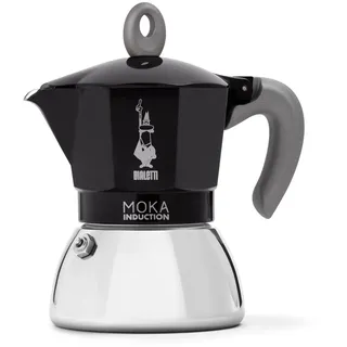 Bialetti Moka Induction 0,09 l 4 Tassen Schwarz