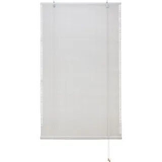 Rollo Bamboo Roll Up Weiß 100 cm x 160 cm