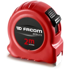 FACOM Red Series Bandmaß, 2 m x 13 mm, mit Nylon-Beschichtung, hohe Widerstandsfähigkeit, 893B.213Pb