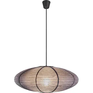 Nordlux Pendelleuchte »Villo Lampenschirm ohne Pendel/Fassung« 1 Stk. Natürliches Material, Retro-Design, Bietet ein weiches, diffuses Licht, grau
