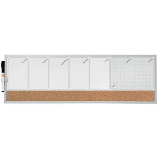NOBO Whiteboard 585 x 190 mm Grau