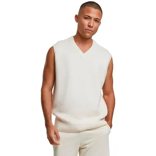 Urban Classics Knitted Strickweste - White Sand - 3XL