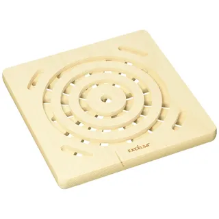 Excelsa Excèlsa Echtholz, quadratischer Topfuntersetzer aus Holz 20 x 20 cm