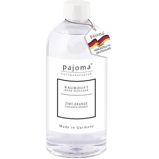 Pajoma pajoma® Raumduft Nachfüllflasche 500 ml, Zimt-Orange | Nachfüller für Lufterfrischer | intensiver und hochwertiger Duft in Premium Qualität