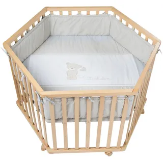 roba Laufgitter 6-eckig 106 x 121 cm natur Bodenfarbe liebhabär