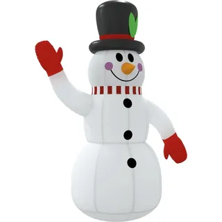 vidaXL Aufblasbarer Schneemann mit LEDs 300 cm