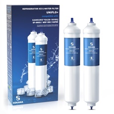 SOKANA 2 Kompatibel mit Samsung Filter Kühlschrank Side by Side Ersätz für Samsung Wasserfilter DA29-10105J LG Wasserfilter HAFEX/EXP | TÜV SÜD Zertifikat
