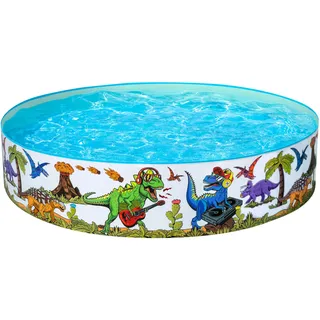Bestway Fill 'n Fun Planschbecken Dinosaurier, Ø 183 x 38 cm