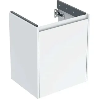Geberit Renova Plan Unterschrank für Waschtisch, mit einer Tür, 50,4x60,6x40,4cm, 504.023.01.1, Farbe: weiß / lackiert seidenglänzend