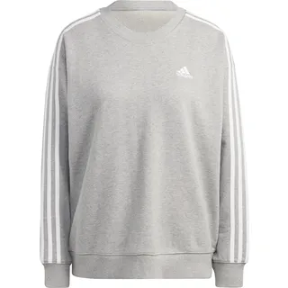 Adidas IC9905 W 3S FT SWT Sweatshirt Damen medium Grey Heather/White Größe S