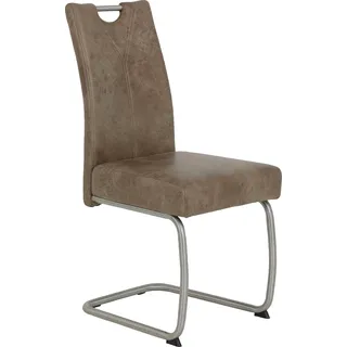 Hela Schwingstuhl Mikrofaser braun 2er Set