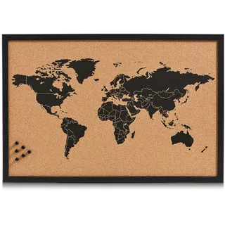 Zeller World, Kork, schwarz, 59 x 1.5 x 39.5 cm