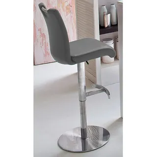 MCA Furniture Barhocker »ALESI Barstuhl drehbar, PU grau