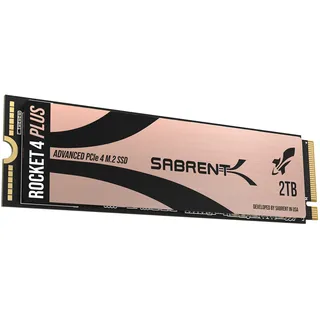 SABRENT M.2 NVMe SSD 2TB Gen 4, Internes Solid State 7100 MB/s Lesen, PCIe 4.0 intern Festplatte Für Gamer, kompatibel mit PlayStation 5, PS5 Konsole, PCs, NUCs Laptops und desktops (SB-RKT4P-2TB)
