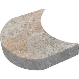 Diephaus Mähroboterkantenstein muschelkalk 15x24x4 cm