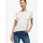 VIELLETTE S/S Satin Top Kurzarmshirt Weiß 38