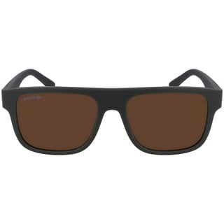 Lacoste Men's Sunglasses L6001S - Khaki with Solid Brown Lens