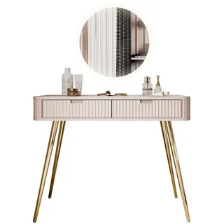 lookway Schminktisch Zaira mit LED Spiegel Kaschmir
