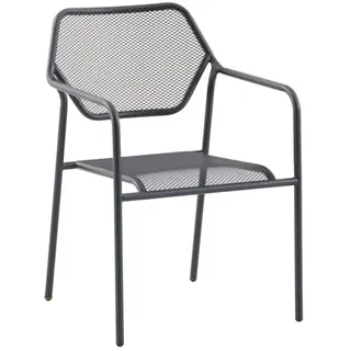 MWH Bruno Stapelstuhl Aluminium iron grey