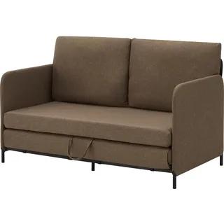 [en.casa] - Bettsofa, Soini mit Liegefunktion Braun