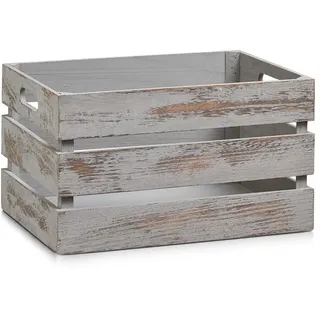 Zeller Aufbewahrungskiste Vintage 35 x 25 x 20,5 cm 1-tlg. grau