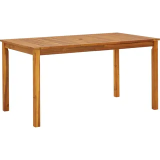 Gartentisch aus Akazie 140 x 74 x 80 cm - Braun