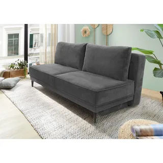 Schlafsofa JOCKENHÖFER GRUPPE "Maestro, B: 203 cm, Liegefl. 161x200 cm, Dauerschläfer", grau 426, 09, B:203cm T:111cm, Korpus: 100% Polyester;Kissen: 100% Polyester, Sofas, Schlafsofa, mit Bettfunktion & Bettkasten, Tonnentaschenfederkern