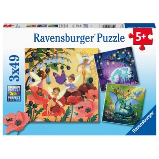 Ravensburger Puzzle Einhorn, Drache und Fee (05181)