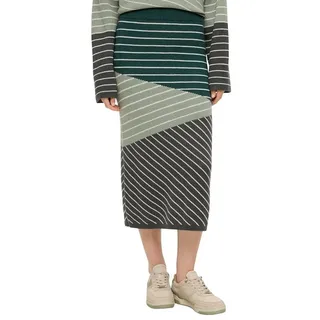 s.Oliver Strickrock mit grafischem Muster, blau