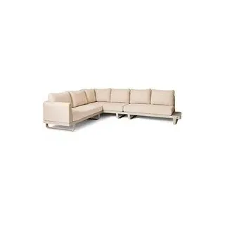 barths Loungegruppe Fellow sand Metall, 10-teilig