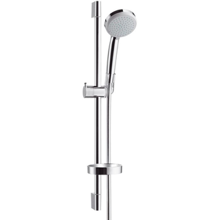 Hansgrohe Croma 100 Brauseset Vario mit Brausestange 65 cm und Seifenschale (27772000)