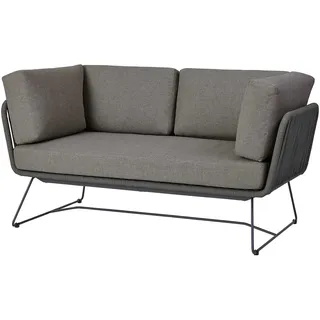 Diamond Garden Milos Lounge-Sofa Edelstahl/Rope inkl. Kissen