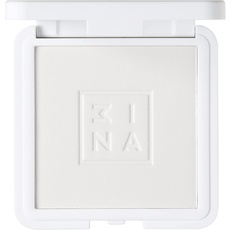 3INA MAKEUP - The Setting Compact Powder 100 - weiß - Behebt und Setzt Make-up - Mattierender Effekt - Absorbiert Zusätzliche Öligkeit - Durchsichtig - Matte Finish - Vegan - Cruelty Free