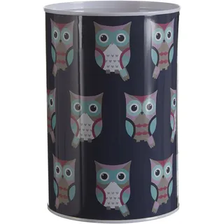 Premier Housewares 1411330 Happy Owls Gelddose, blau, 10 x 10 x 15 cm