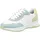 Sneaker Glattleder W1308 weiss/blau/lime