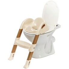 OKETI POKETI by THERMOBABY Toilettensitz für Kinder, Woodyloo MISCANTHUS – ab 18 Monaten – hergestellt in Frankreich