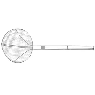 HENDI Frittierschaufel, mit verstärktem Drahtgriff, Küchensieb, ø160x450mm