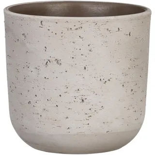 Scheurich La Natura, Blumentopf aus Keramik, Beige, Ø 23 cm, H 21,9 cm